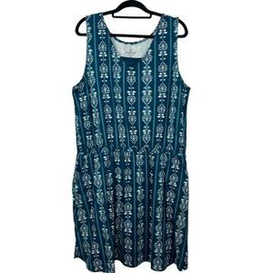 Cuddl Duds Flexwear Tank Dress Romper Size 1X